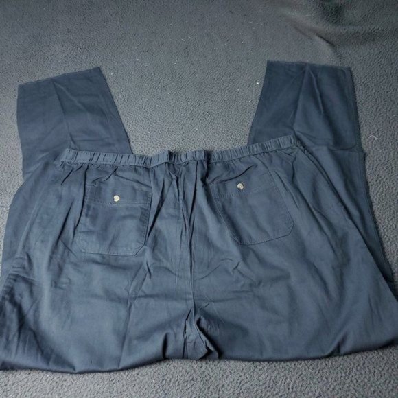 King Size Khaki Pants Big Tall Mens 4XL 38  Gray Chino - Picture 2 of 5